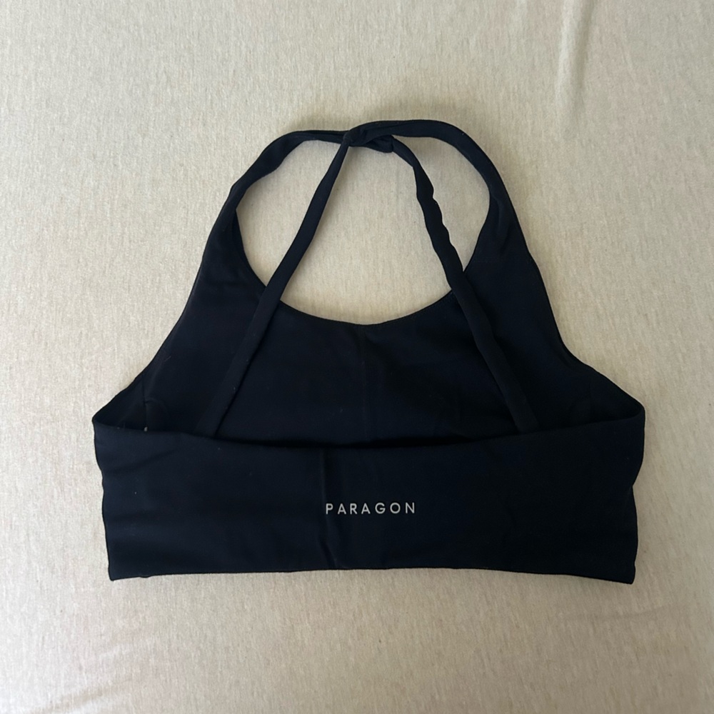 Black paragon sports bra